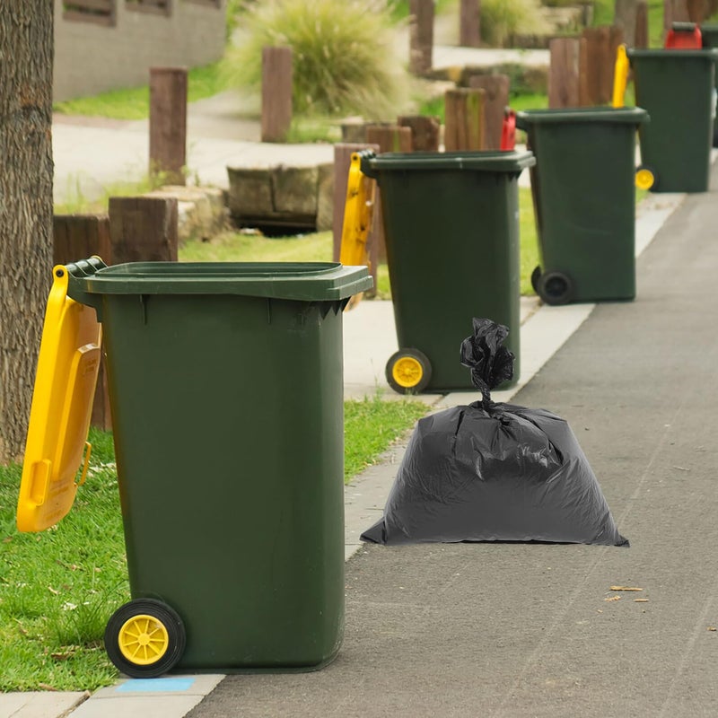 أكياس قمامة ثقيلة 70x90 سم 50 قطعة أكياس نفايات مطبخ تجارية سميكة - Image 5